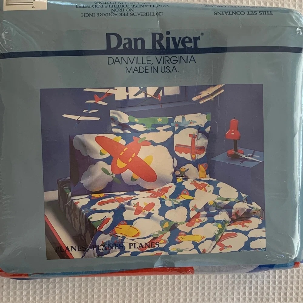 VINTAGE Dan River 3 Piece Twin Set-new